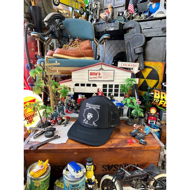 ジミ・ヘンドリックス　メッシュキャップ　帽子色＝ブラック ■ アメリカ雑貨  アメリカン雑貨 |  | 02