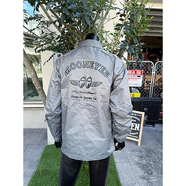 ムーンアイズ コーチジャケット 春夏仕様（グレー）（Mサイズ