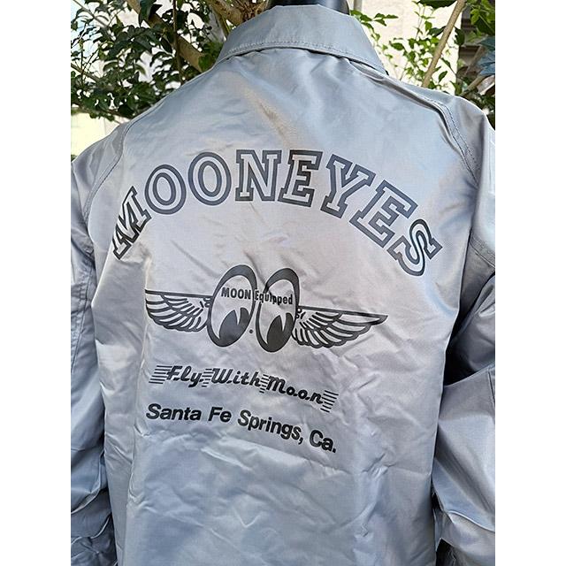 ムーンアイズ コーチジャケット 春夏仕様（グレー）（Mサイズ