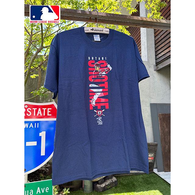 MLB 大谷翔平 SHO TIME 公式Tシャツ （ネイビ−/Lサイズ