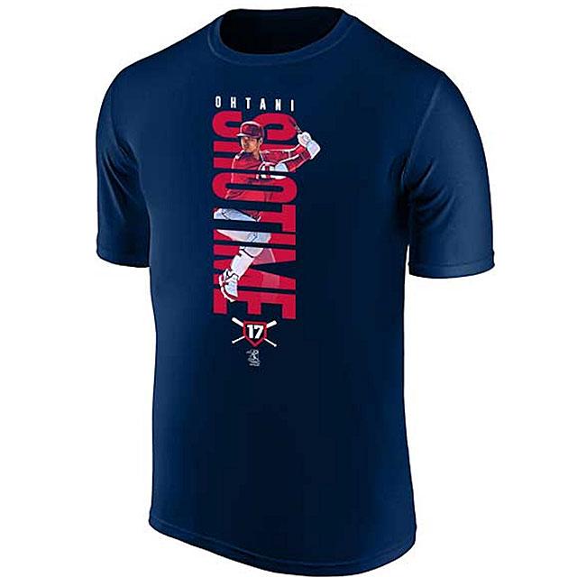 MLB 大谷翔平 SHO TIME 公式Tシャツ （ネイビ−/Lサイズ