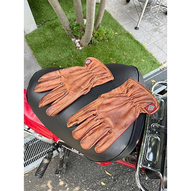 ヴィンテージ仕上げ レザーグローブ DIRTY オールシーズン用