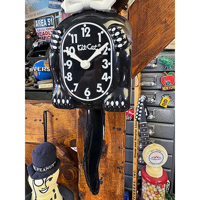 キット キャット クロック MADE IN U.S.A. キョロキョロと目玉が動く