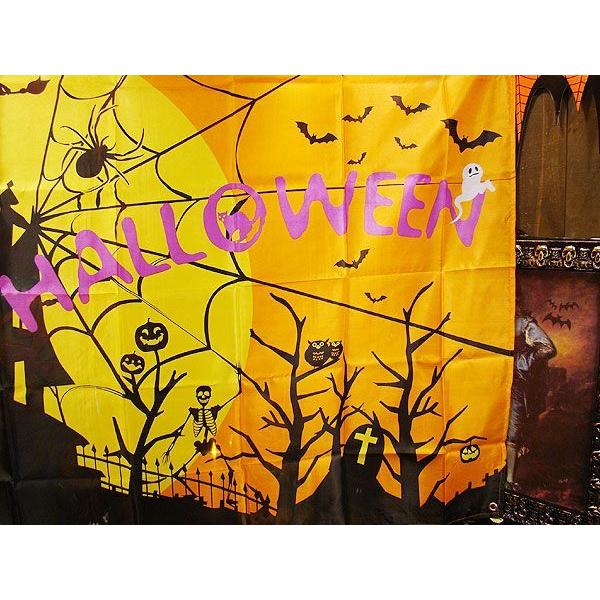 【即納】【在庫あり】ハロウィングッズ ハロウィン　ジャイアントフラッグ ■ パーティー 飾り アメリカ雑貨 店舗装飾 旗 オーナメント |  | 02