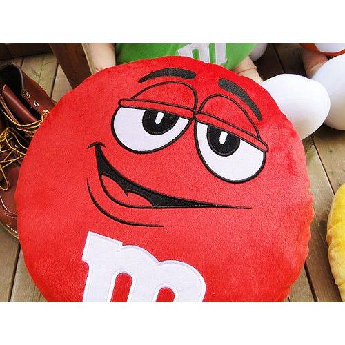 m&m&m's m&m'sクッション （レッド） アメリカ雑貨 アメリカン