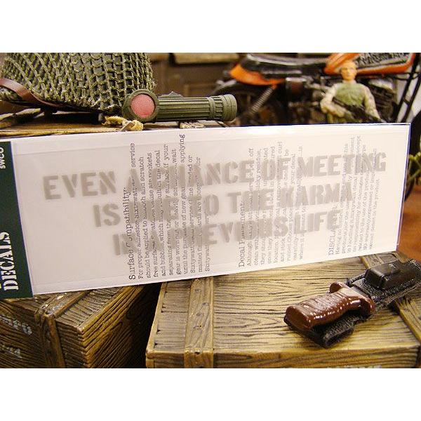 ことわざステンシル転写ステッカー　（袖ふれ合うも他生の縁）　アメリカン雑貨 アメリカ雑貨　車　シール　ブランド　おもしろ　グッズ | アメリカン レトロ | 01