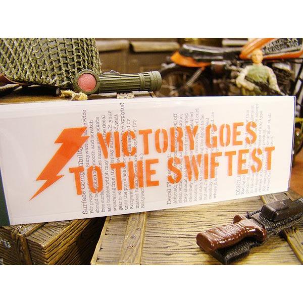 ことわざステンシル転写ステッカー　（先手必勝）　アメリカ雑貨　アメリカン雑貨　車　シール　ブランド　おもしろ　グッズ | アメリカン レトロ | 01