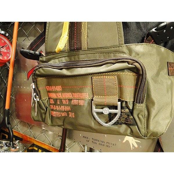フライングボディバッグ　リュック/バックパック　（アーミーグリーン）　■　アメリカン雑貨　アメリカ雑貨 |  | 02