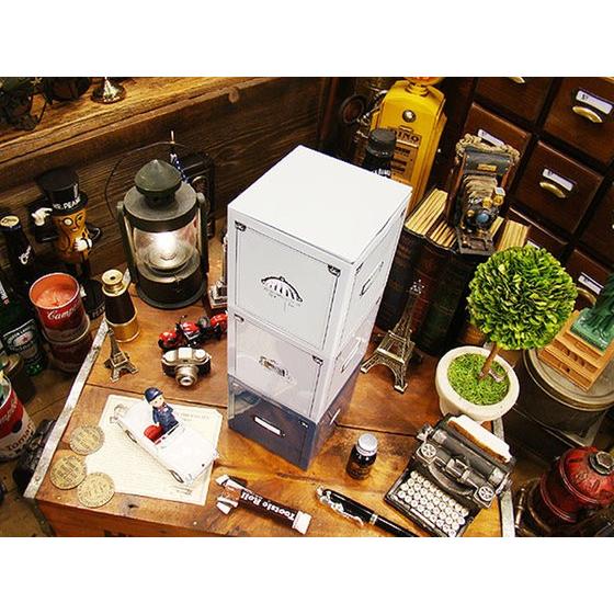 メタルボックスドロアー 3スタック アメリカ雑貨 アメリカン雑貨