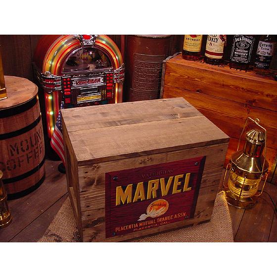 ★稀少な絶盤品★ クレートラベルボックスのフタ 【ボックス本体・別売】【オプションアイテム】 ■小物入れ ガーデニング アメリカ雑貨 |  | 03