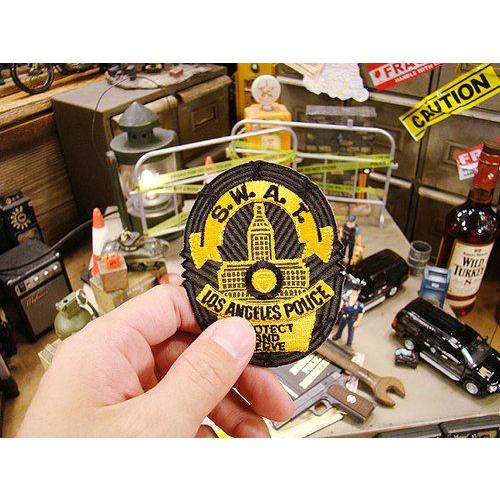 アメリカンポリス　ワッペン　（ロサンゼルス市警）　アメリカ雑貨　アメリカン雑貨　アイロン　エンブレム　ロゴ　ミリタリー　ミニ　ロゴ |  | 01