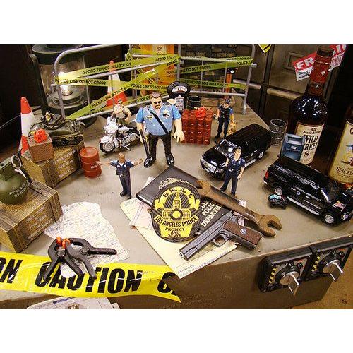 アメリカンポリス　ワッペン　（ロサンゼルス市警）　アメリカ雑貨　アメリカン雑貨　アイロン　エンブレム　ロゴ　ミリタリー　ミニ　ロゴ |  | 02