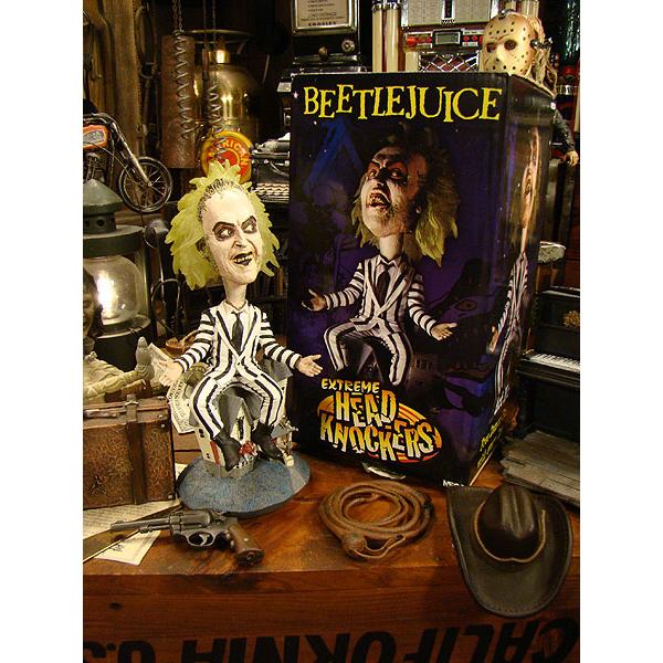 NECA ヘッドノッカー　BEETLE JUICE ビートルジュース　首振り NECA ビートルジュース ヘッドノッカー □ アメリカン雑貨 アメリカ