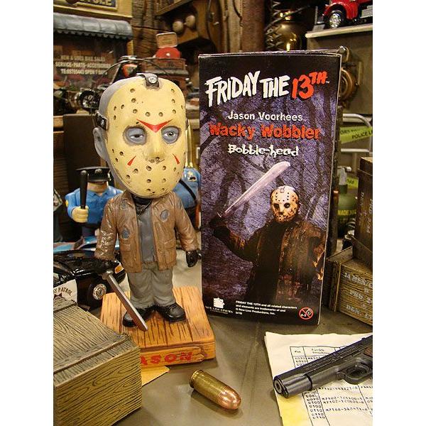ファンコ 13日の金曜日ジェイソン　ボビンヘッド アメリカ雑貨 アメリカン雑貨 首振り人形 おしゃれ 人気 アメキャラ ボビンドール |  | 04