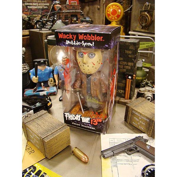 ファンコ 13日の金曜日ジェイソン　ボビンヘッド アメリカ雑貨 アメリカン雑貨 首振り人形 おしゃれ 人気 アメキャラ ボビンドール |  | 05