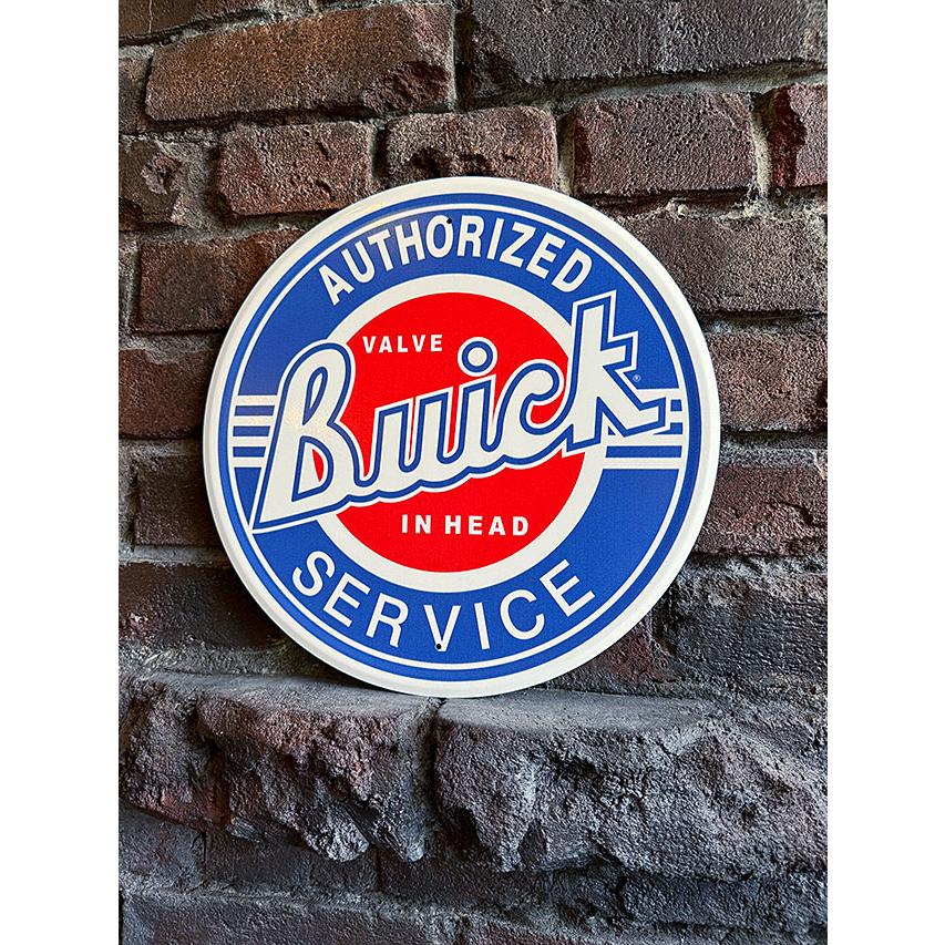 ビュイック　ラウンド　ブリキ看板　■ アメリカ雑貨 アメリカン雑貨 | アメリカン レトロ