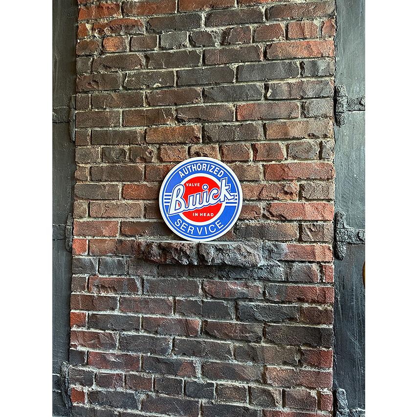 ビュイック　ラウンド　ブリキ看板　■ アメリカ雑貨 アメリカン雑貨 | アメリカン レトロ | 01