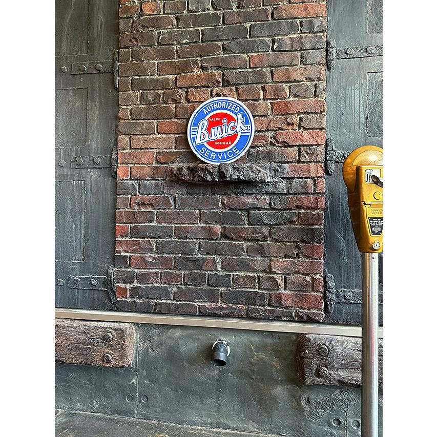 ビュイック　ラウンド　ブリキ看板　■ アメリカ雑貨 アメリカン雑貨 | アメリカン レトロ | 02