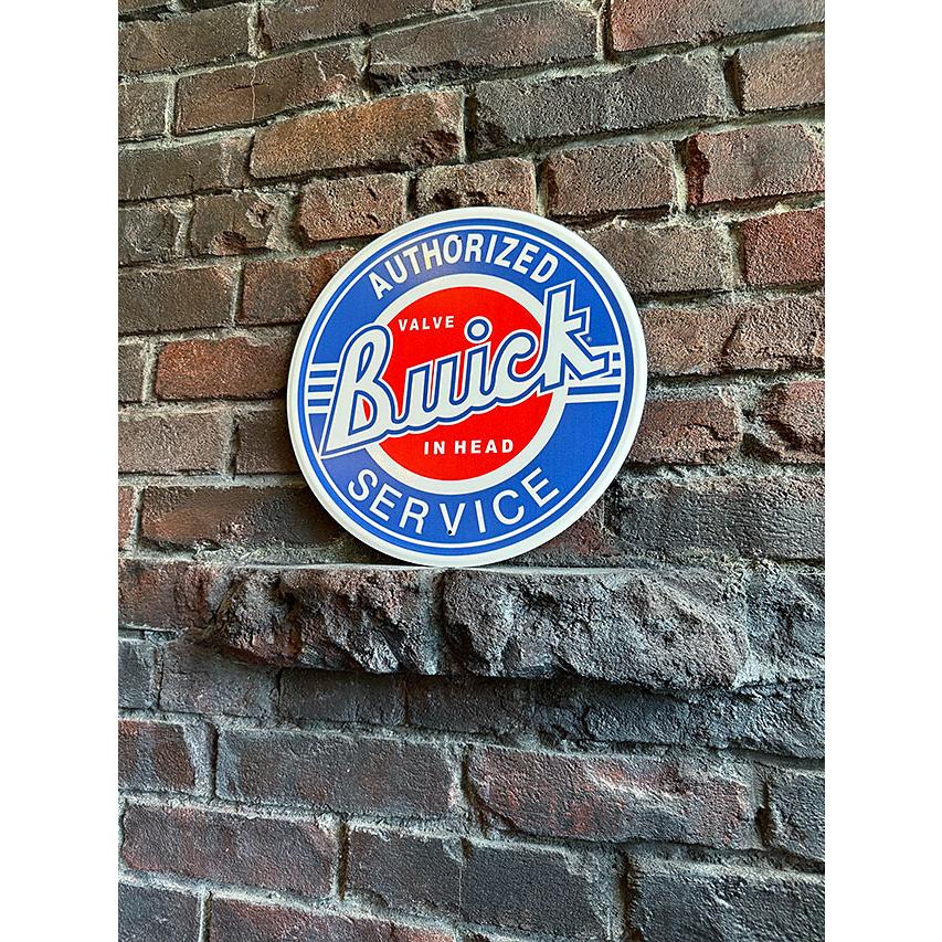 ビュイック　ラウンド　ブリキ看板　■ アメリカ雑貨 アメリカン雑貨 | アメリカン レトロ | 03