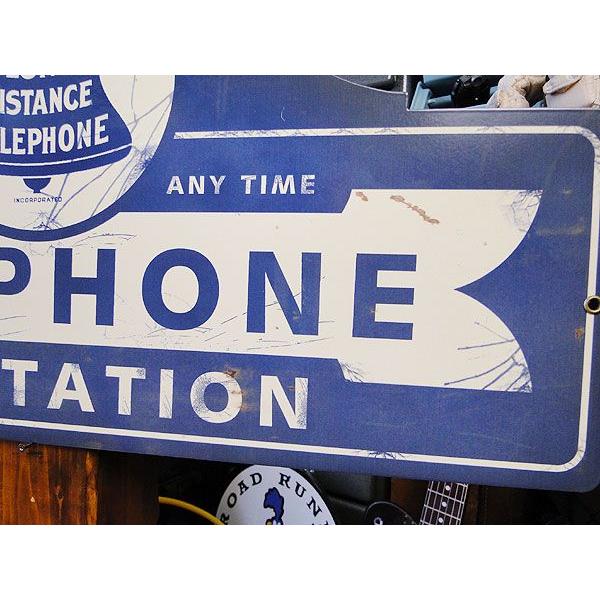 アメリカン レトロ ☆稀少な絶盤品☆ 公衆電話はこちら！ U.S.ヘヴィー