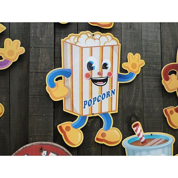 ★稀少な絶盤品★ ファーストフードブラザーズ　U.S.ヘヴィースチールサイン　（ポップコーン/Lサイズ）　アメリカ雑貨　アメリカン雑貨 | アメリカン レトロ | 02