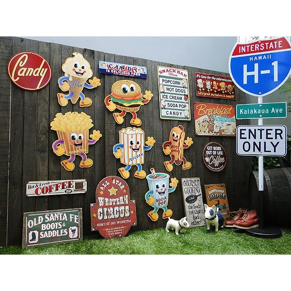 ★稀少な絶盤品★ ファーストフードブラザーズ　U.S.ヘヴィースチールサイン　（ポップコーン/Lサイズ）　アメリカ雑貨　アメリカン雑貨 | アメリカン レトロ | 04