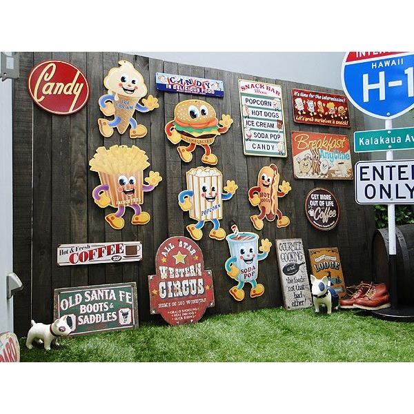 コーヒーショップ　U.S.ヘヴィースチールサイン　（ホット＆フレッシュ）　アメリカ雑貨　アメリカン雑貨 | アメリカン レトロ | 03