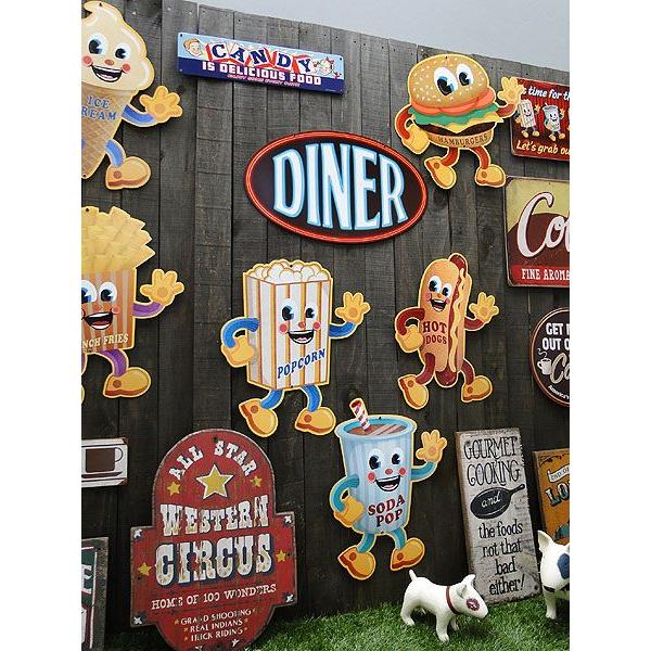 アメリカン レトロ ☆稀少な絶盤品☆ ダイナーオーバルサイン U.S.