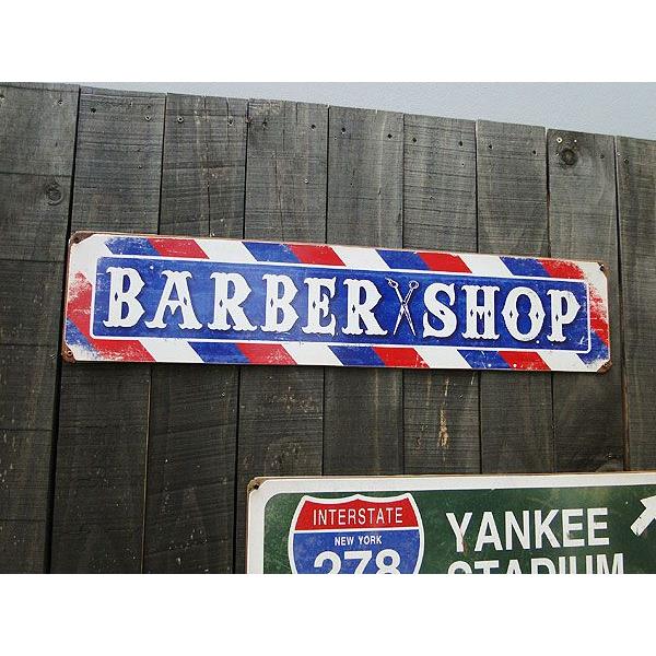 バーバーショップ　U.S.ヘヴィースチールサイン アメリカ雑貨 アメリカン雑貨 | アメリカン レトロ