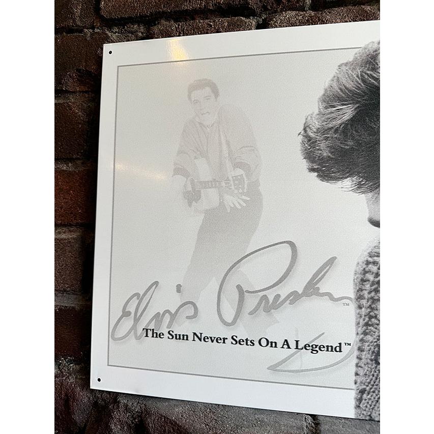 エルビス・プレスリー　Sun Never Sets　ブリキ看板　■ アメリカ雑貨 アメリカン雑貨 |  | 01