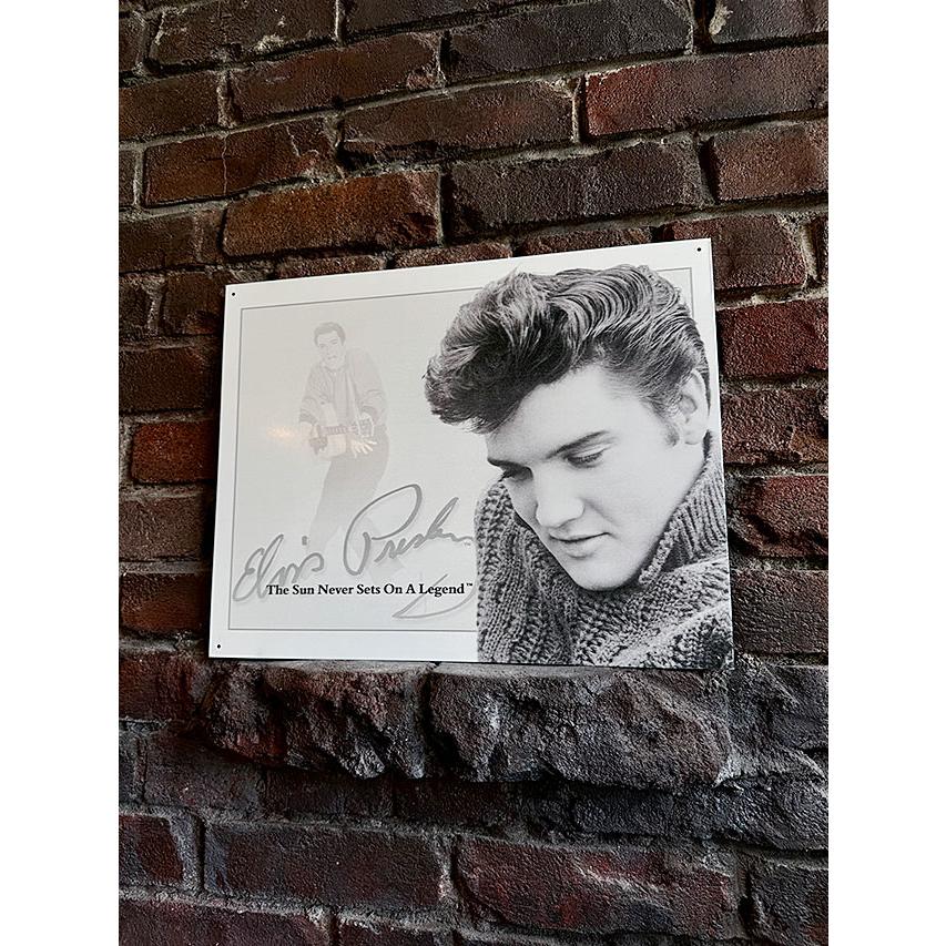 エルビス・プレスリー　Sun Never Sets　ブリキ看板　■ アメリカ雑貨 アメリカン雑貨 |  | 03