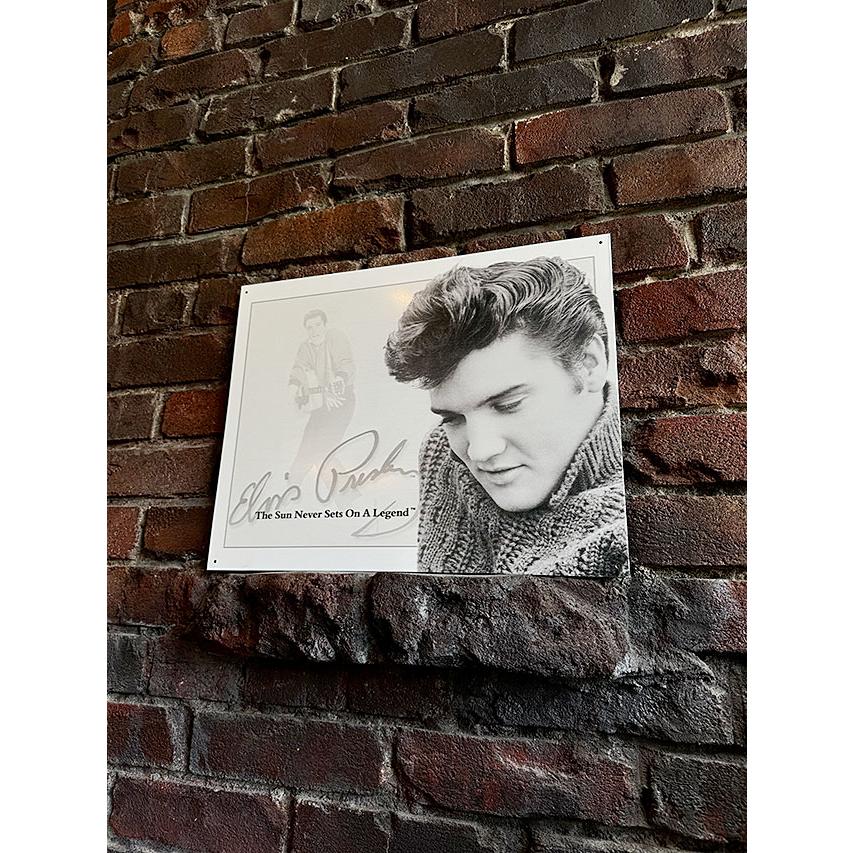 エルビス・プレスリー　Sun Never Sets　ブリキ看板　■ アメリカ雑貨 アメリカン雑貨 |  | 06