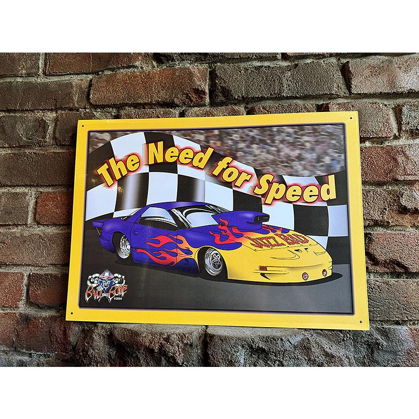 THE NEED FOR SPEED　ブリキ看板　■ アメリカ雑貨 アメリカン雑貨 | 