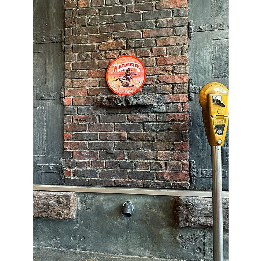 ウィンチェスター　エキスプレスライダー　ラウンド　ブリキ看板　■ アメリカ雑貨 アメリカン雑貨 |  | 03