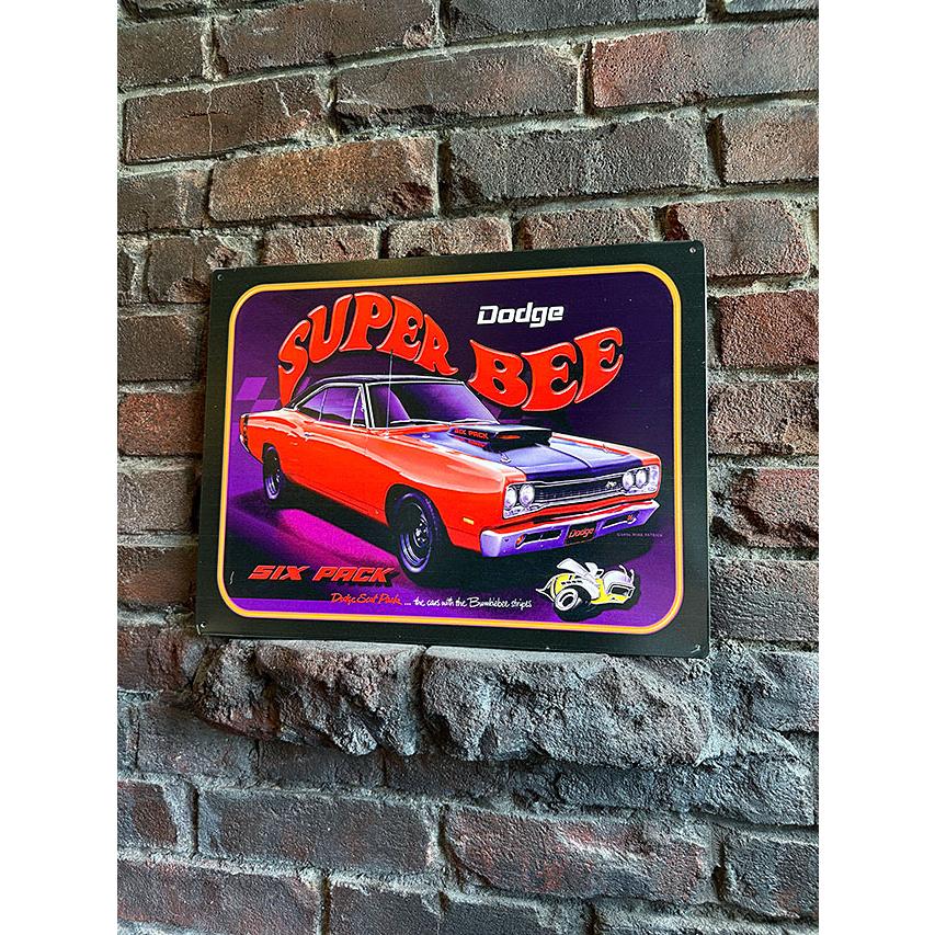 ダッジ　スーパービー　ブリキ看板　■ アメリカ雑貨 アメリカン雑貨 |  | 03