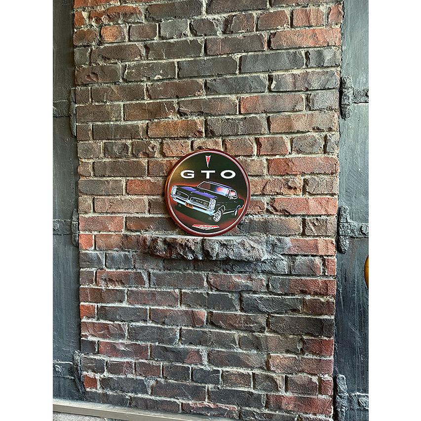 ポンティアック　GTO　ラウンド　ブリキ看板　■ アメリカ雑貨 アメリカン雑貨 | アメリカン レトロ | 02