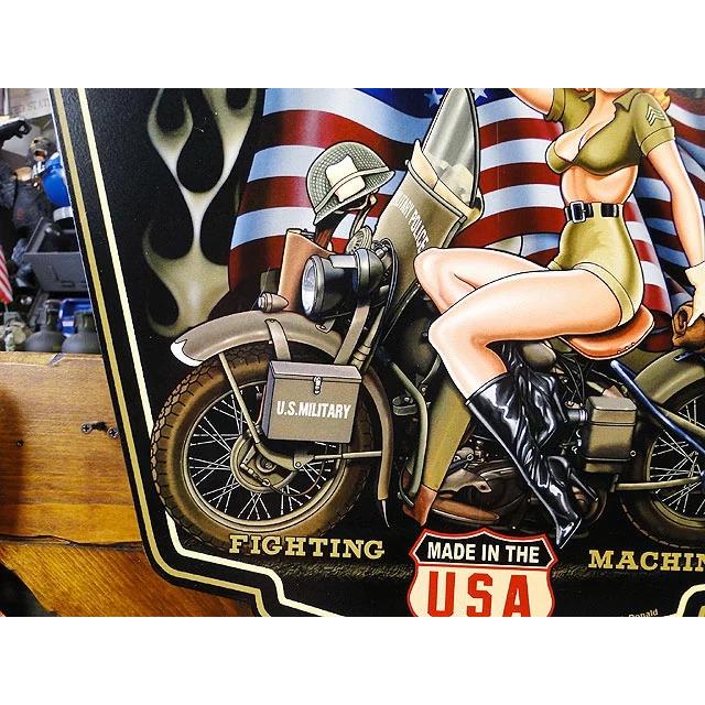 ☆稀少な絶盤品☆ ピンナップガール＆ハーレーダビッドソンWLA U.S.