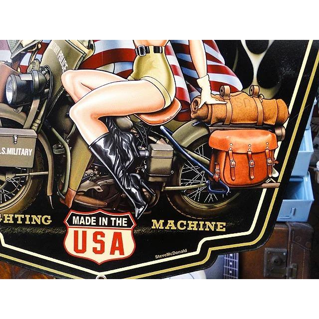 ☆稀少な絶盤品☆ ピンナップガール＆ハーレーダビッドソンWLA U.S.