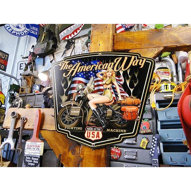 ☆稀少な絶盤品☆ ピンナップガール＆ハーレーダビッドソンWLA U.S.