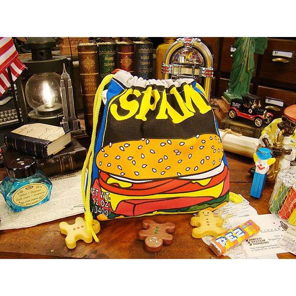 カンパニーキンチャク袋 （スパム） アメリカ雑貨 アメリカン雑貨 巾着