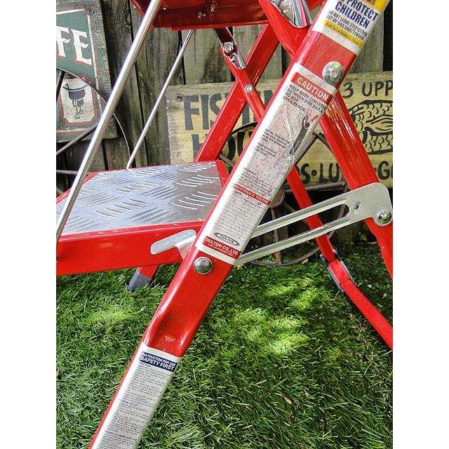 ダルトン フォールディング2ステップスラダー （レッド