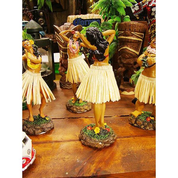 ハワイアンフラドール フィギュア （ポーズ） 単品 ハワイ雑貨