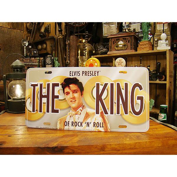 エルヴィス・プレスリー　ライセンスプレート　（ゴールドレコード）　アメリカ雑貨　アメリカンな雑貨屋さん　小物 | アメリカン レトロ