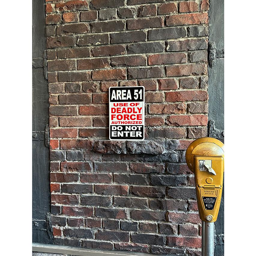 エリア51につき進入禁止！　ミニジョーク看板　■ アメリカ雑貨 アメリカン雑貨 |  | 01