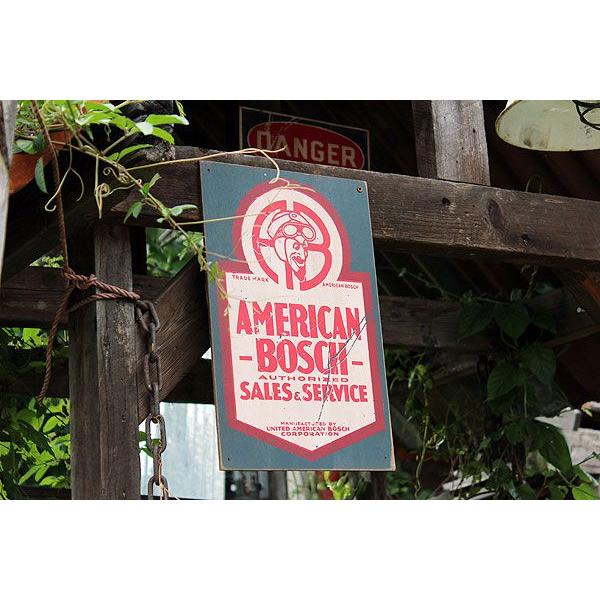 昔のアドバタイジング　ウッドサイン　シリーズ第三弾　（アメリカンボッシュ）　アメリカ雑貨　アメリカン雑貨　壁掛け　木製看板 | アメリカン レトロ | 01