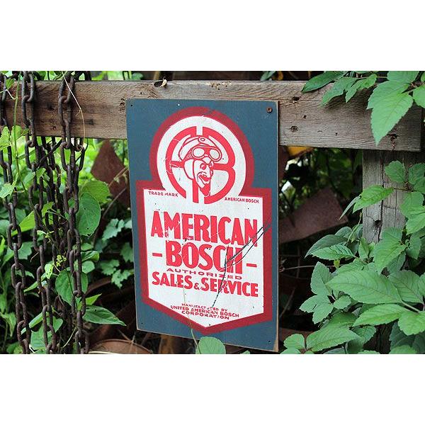 昔のアドバタイジング　ウッドサイン　シリーズ第三弾　（アメリカンボッシュ）　アメリカ雑貨　アメリカン雑貨　壁掛け　木製看板 | アメリカン レトロ | 02