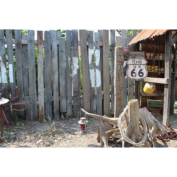 昔のルート66　ウッドサイン　（ルート66/テキサス）　アメリカ雑貨　アメリカン雑貨　壁掛け　インテリア　おしゃれな部屋　木製看板 | アメリカン レトロ | 02