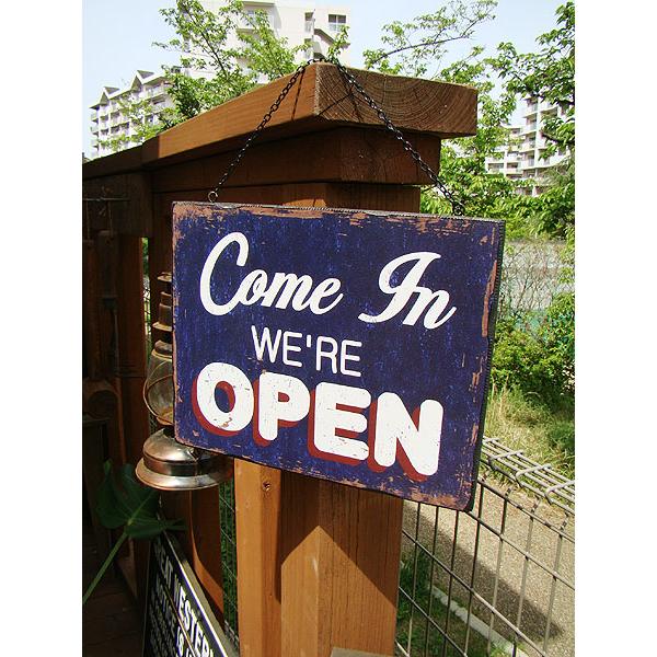 営業中とお休み中　木製看板 アメリカ雑貨 アメリカン雑貨 インテリア 壁掛け インテリア おしゃれな部屋 人気 | 