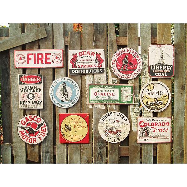 昔のアドバタイジング ウッドサイン シリーズ第二弾 （シンクレア 