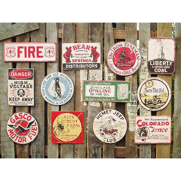 昔のアドバタイジング ウッドサイン シリーズ第一弾と第二弾 （フル